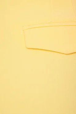 Dynamite Kendall Slim Side Zip Pants Yellow Best Sale