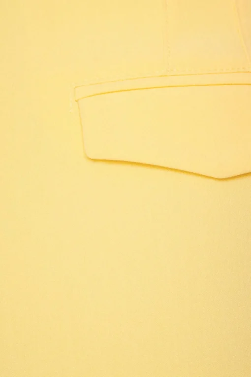 Dynamite Kendall Slim Side Zip Pants Yellow Best Sale