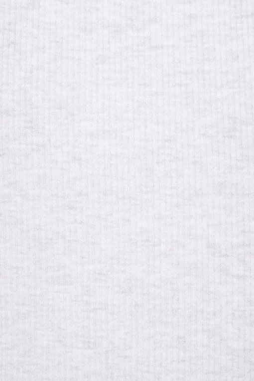 Dynamite Keri Ribbed Baby T Shirt Gray Sale