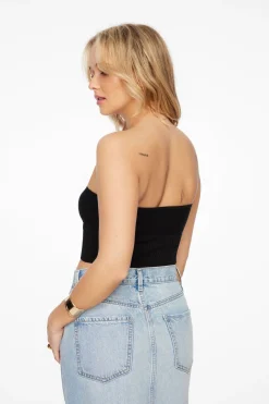 Dynamite Keyhole Tube Top Black Store