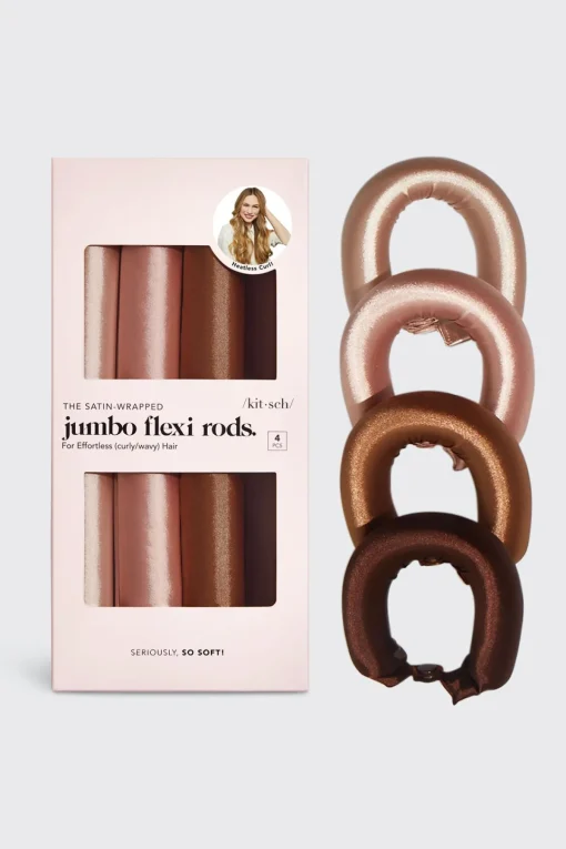 Dynamite KITSCH | Satin Jumbo Flexi Rods Red Shop