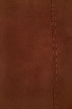 Dynamite Kylie Faux Suede Mini Skirt Brown Store
