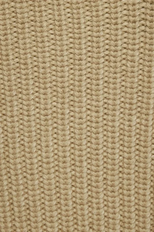 Dynamite Linen Crop Knit Tank Top Brown Shop