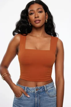 Dynamite Lota Sculpt Tank Top Red Store