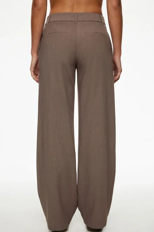Dynamite Low Rise Relaxed Trousers Brown Flash Sale