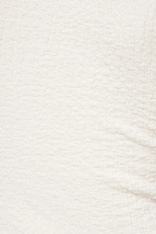 Dynamite Maisie Popcorn Textured Top White Best Sale