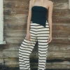 Dynamite Malika Crochet Wide Leg Pants Brown Discount