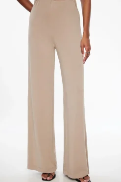 Dynamite Malika Knit Wide Leg Pants Green Best Sale