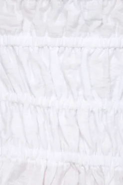 Dynamite Maria Shirred Bow Cami White Discount