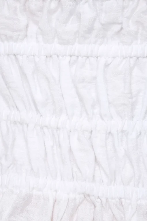 Dynamite Maria Shirred Bow Cami White Discount