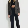 Dynamite Max Cuffed Ankle Pants Black Discount