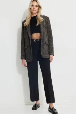 Dynamite Max Cuffed Ankle Pants Black Discount