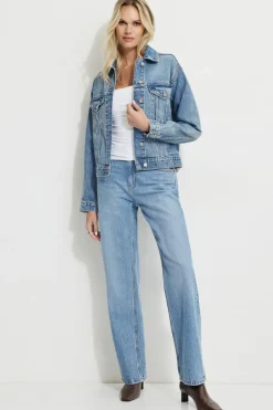 Dynamite Mika Relaxed Straight Jeans Blue Best