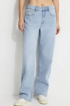 Dynamite Mika Relaxed Straight Jeans Blue Sale