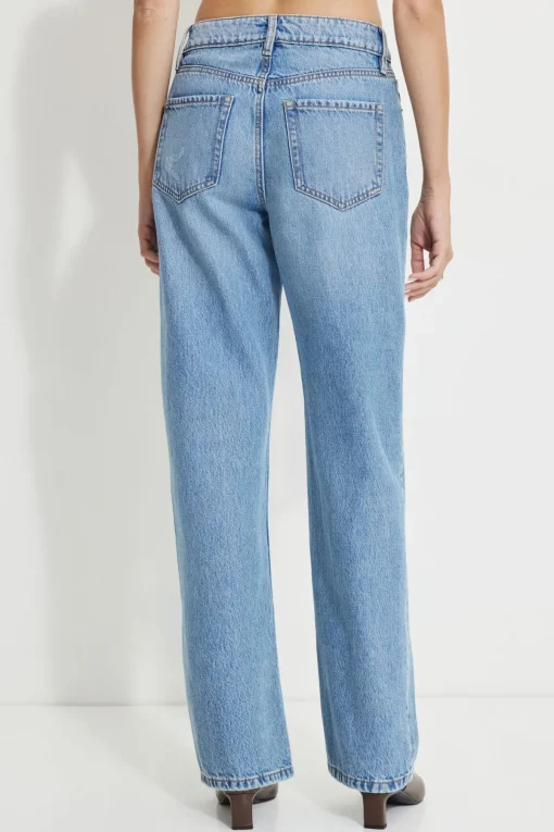 Dynamite Mika Relaxed Straight Jeans Blue Best