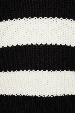 Dynamite Mock Neck Zip Sweater Black Cheap