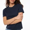 Dynamite Nala Crewneck T-Shirt Blue New