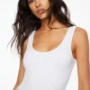 Dynamite Nessa Sleeveless Ribbed Bodysuit Grey Outlet