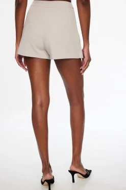 Dynamite Nina Pleated Mini Skort Gray Best Sale