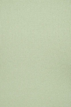 Dynamite Off Shoulder Knit Top Green Flash Sale