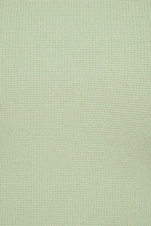 Dynamite Off Shoulder Knit Top Green Flash Sale