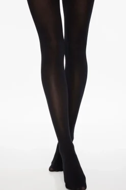 Dynamite Opaque Sheer Tights Black New