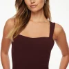 Dynamite Open Back Corset Top Burgundy Online