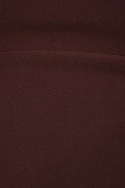 Dynamite Open Back Corset Top Burgundy Online