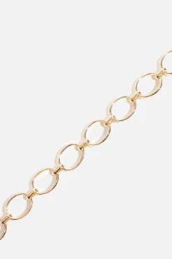 Dynamite Open Ovals Chain Belt Yellow Outlet