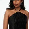 Dynamite Open-Back Halter Top Black Cheap