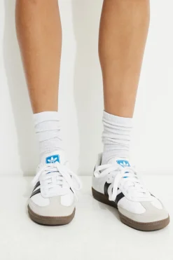 Dynamite 3-Pack Ribbed Crew Socks White Fashion