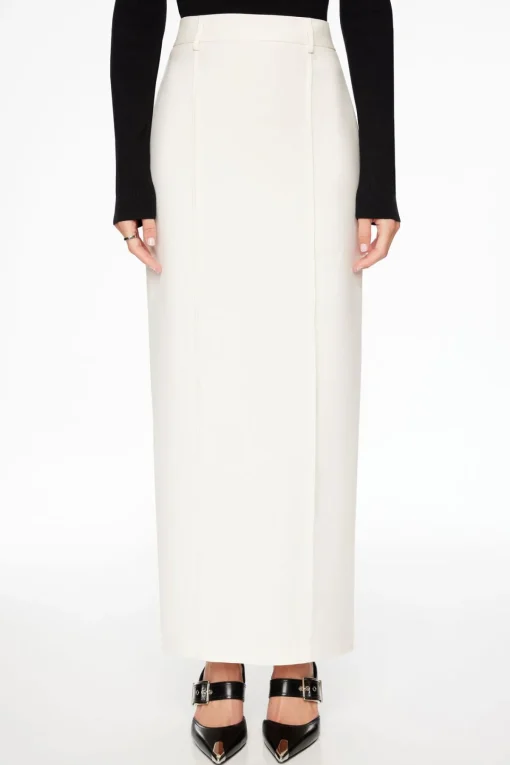 Dynamite Pencil Maxi Skirt White Cheap