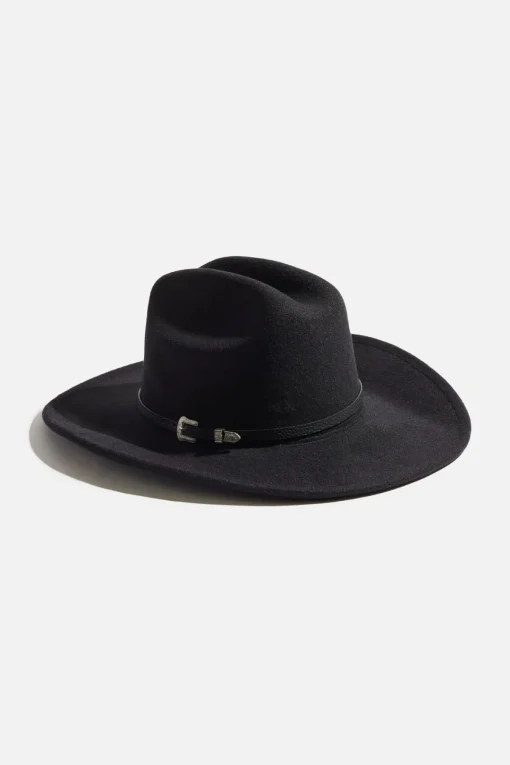 Dynamite Pin-Buckle Cowboy Hat Black Clearance