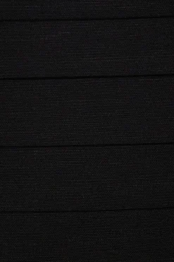 Dynamite Pleated Linen Tube Top Black Fashion