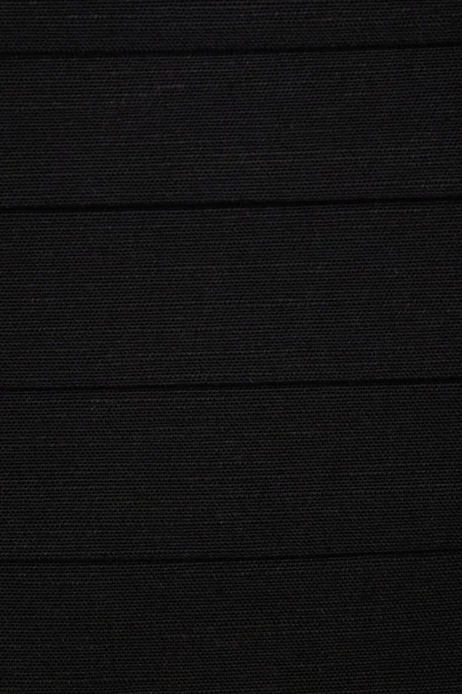 Dynamite Pleated Linen Tube Top Black Fashion