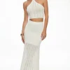 Dynamite Pointelle Maxi Skirt White Store