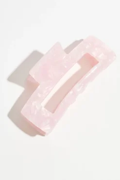 Dynamite Rectangle Claw Clip Pink Best