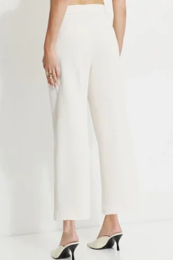Dynamite Relaxed Ankle Pants Beige Clearance