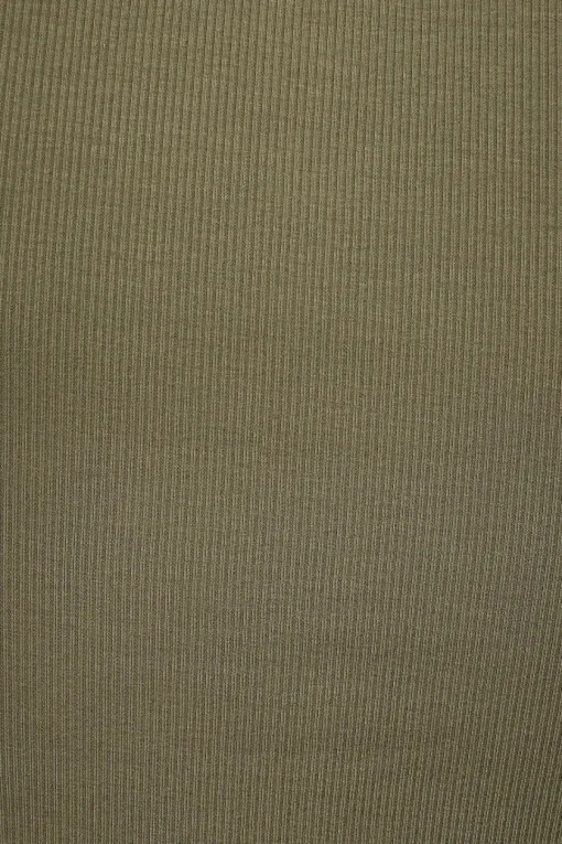 Dynamite Ribbed Flyaway Top Brown Store