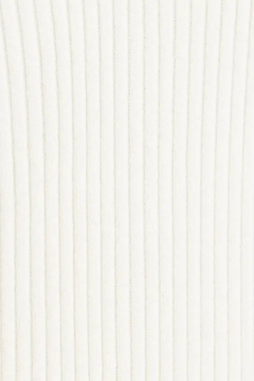 Dynamite Ribbed V-Neck Sweater White Shop