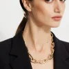 Dynamite Roped Chain Link Necklace Yellow Shop