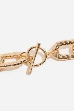 Dynamite Roped Chain Link Necklace Yellow Shop
