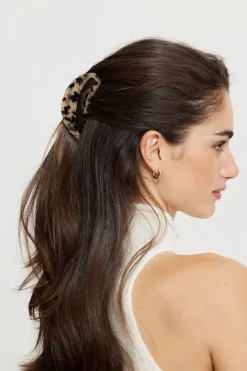 Dynamite Rounded Acetate Claw Hair Clip Brown Shop