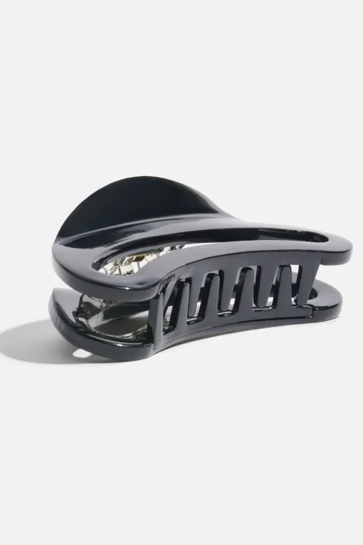 Dynamite Rounded Acetate Claw Hair Clip Black Cheap