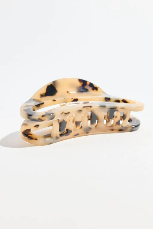 Dynamite Rounded Acetate Claw Hair Clip Brown Shop