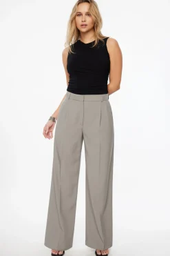 Dynamite Ruched Crewneck Top Black Online