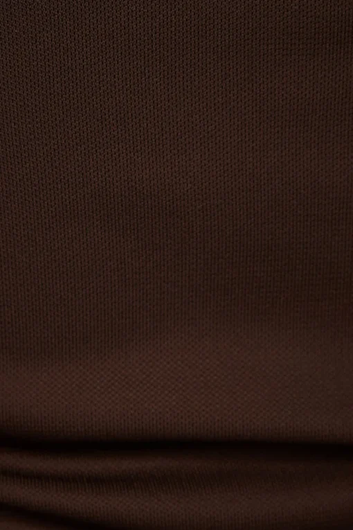 Dynamite Ruched Tube Top Brown Cheap