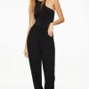 Dynamite Sacha Twill Jogger Pants Black Clearance