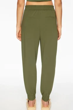 Dynamite Sacha Twill Jogger Pants Green Hot