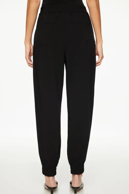 Dynamite Sacha Twill Jogger Pants Black Clearance